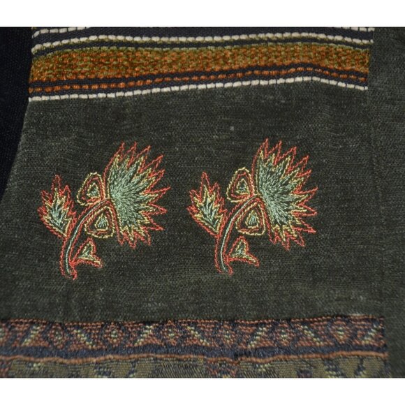 VTG White Stag Ladies Chenille Embroidered Button Up Jacket Size XL 16-18 Boho - Picture 4 of 12